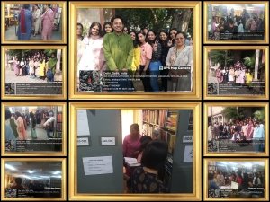Library visit of B.Ed. Students
